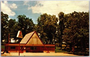 Kampgrounds of America Owatonna Minnesota MN Forest Trees Background Postcard