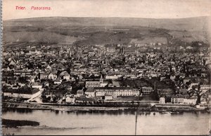 Germany Trier Panorama Trèves Vintage Postcard 09.99