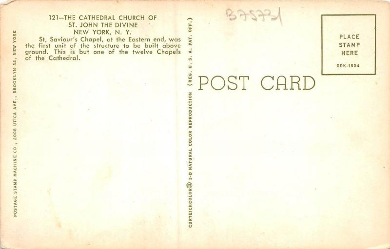 B75731 st saviour s chapel new york  usa