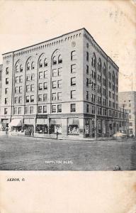 Akron Ohio 1910 Postcard Hamilton Buidlding J. Koch & Co.