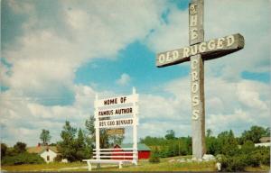 The Old Rugged Cross Reed City Michigan MI Rev. Geo Bennard Postcard D76