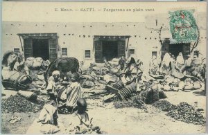 80276-Maroc MOROCCO-VINTAGE POSTCARD-SAFFI ethnic 1912 