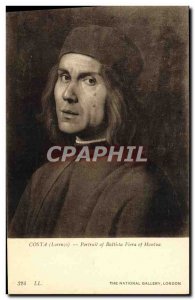 Postcard Portrait Of Old Costa Battista Fiera Of Mantua London