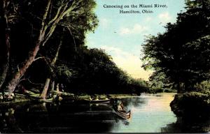 Ohio Hamilton Canoeing On MIami River