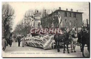 Old Postcard Aix en Provence Carnival Carnival Carnival XXIV Joust Lighthouse