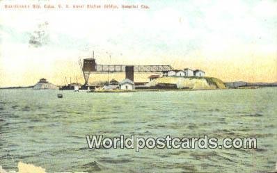 US Naval Station Bridge, Hospital Cay Guantanamo Bay Republic of Cuba 1914 