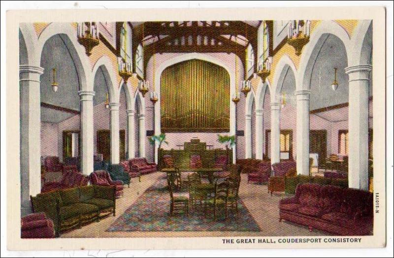 PA - Great Hall, Coudersport Consistory