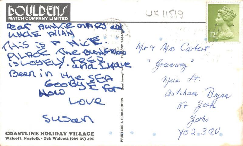 uk11519 coasline holiday villake norfolk  uk