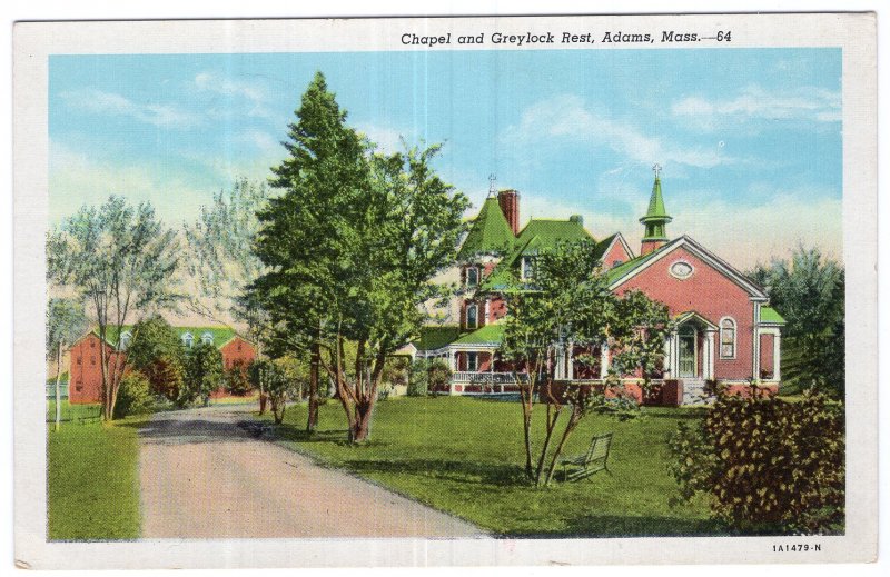 Adams, Mass, Chapel and Greylock Rest