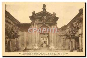 Old Postcard Villeneuve Avignon Gate called Old Fence Villeneuve XIV S Chartr...