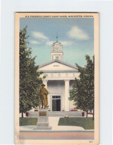 Postcard Old Frederick County Court House, Winchester, Virginia