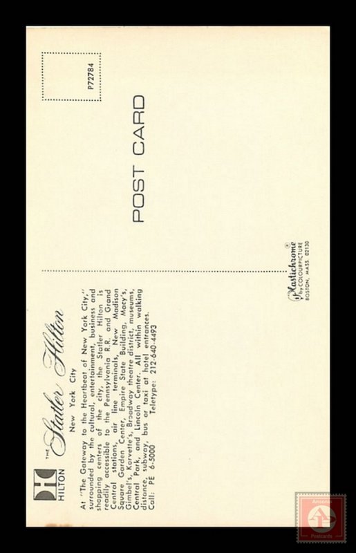 The Statler Hilton, NYC