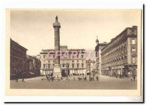 Italy Italia roma Old Postcard Piazza Colonna