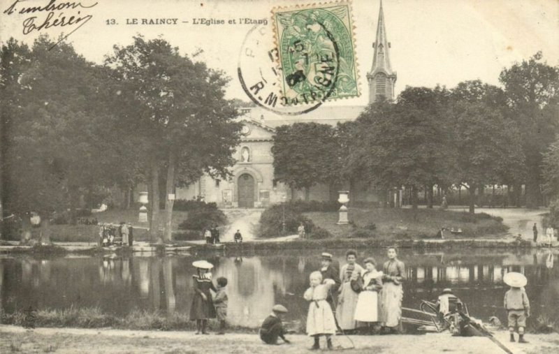 CPA Le Raincy (Dep.93) L'Eglise et l'Etang (44605)