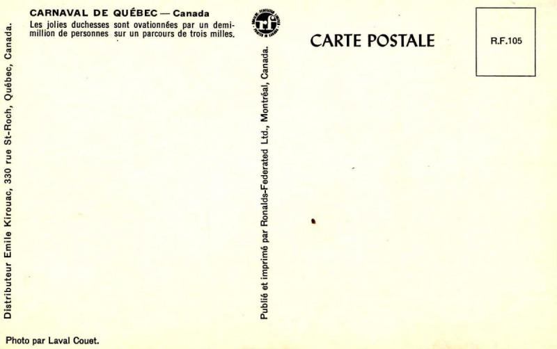 Canada - Quebec, Quebec City. Carnaval de Quebec