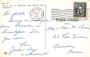 Sail Boat Bristol, New Hampshire, USA 1967 