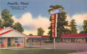 Rayville Louisiana Rayville Motel Linen Vintage Postcard JJ649375