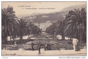 Avenue Du Boulingrin, Monte-Carlo, Monaco, 1900-1910s