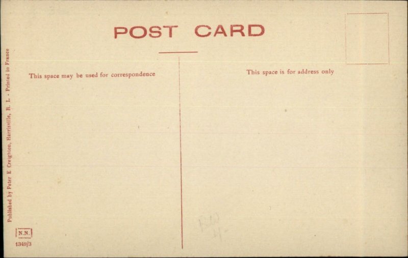 Mapleville RI Burrillville Cottage St. c1910 Postcard