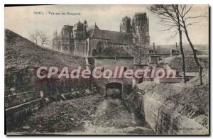 Old Postcard Toul View On The Walls