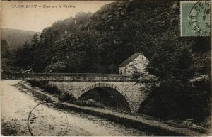 CPA Crozant Pont sur la Cedelle FRANCE (1050271)