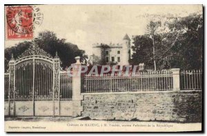 Old Postcard Chateau de Mazenc toubet former President of the Republic