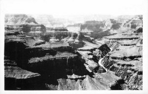 Aerial View Grand Canyon Arizona 1940s 81M RPPC Photo Postcard 21-3900