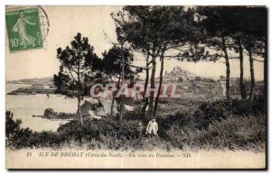 Old Postcard Ile De Brehat (North Cotes) A ​​corner of Goareva Children