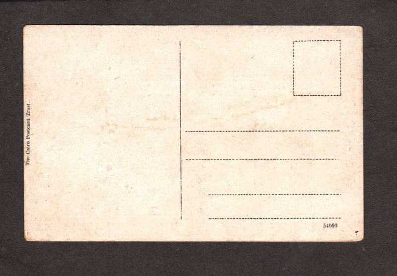 Egypt Arab Shoes Shoemaker Caire Cairo Egypt Postcard Carte Postale