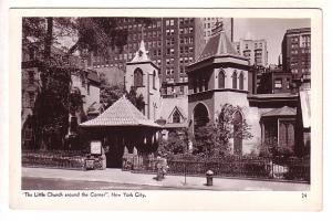 Real Photo, The Little Church Around the Corner, New York City, Mainzer,