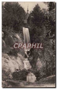 Old Postcard Samoens Park Waterfall