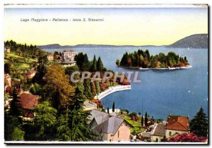 Italy italia Old Postcard Lago Maggiore Pallanza Isola S Giovanni