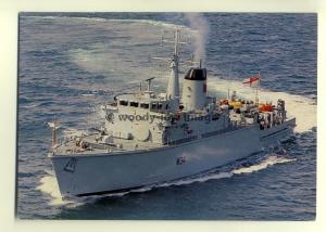 na0295 - Royal Navy Warship - HMS Middleton - postcard 