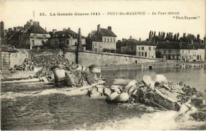 CPA Pont Sainte Maxence- Le Pont detruit FRANCE (1020447)