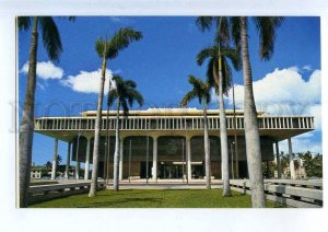 204356 ALOHA from HAWAII State capitol building old postcard