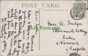 Genealogy Postcard - Foulger, Albemarle Cottage, Eaton, Norwich, Norfolk GL314
