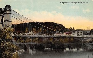 Suspension Bridge Warren, Pennsylvania PA  