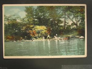 DEAL LAKE NJ Shore Scene c1920 Postcard