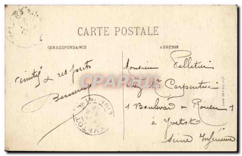 Old Postcard Paris Trocadero Elephant