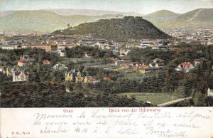 Lot 84 graz austria styria blick von der hilmwarte embossed