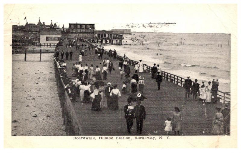 New York  Rockaway , Boardwalk , Holand Station