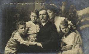 Count Hans Veit of Toerring-Jettenbach, Duchess Sophie in Bavaria (1910s) RPPC