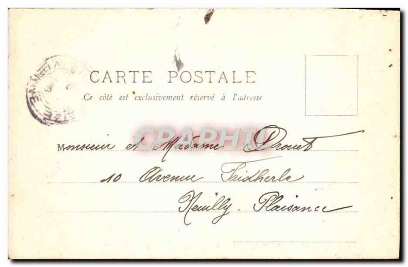 Old Postcard L & # 39Hommaize Chausee L & # 39Etang the Chateau de Verrieres