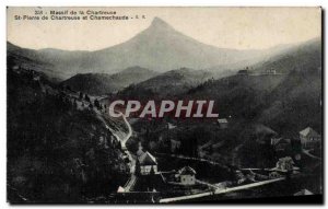 Old Postcard Chartreuse St Pierre de Chartreuse and Chamechaude