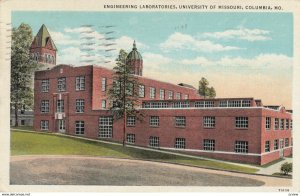 COLUMBIA, Engineering Laboratories, University of Missouri, Missouri 30-40s