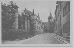 Besancon France birds eye view Roman Columns La Porte Noire real photo pc Z23883