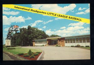 Williamsport, Pennsylvania/PA Postcard, Headquarters, Little League Baseball