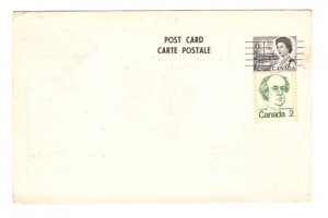 Postal Stationery Postcard Elizabeth II 6 Cent Precancel Library Correspondence