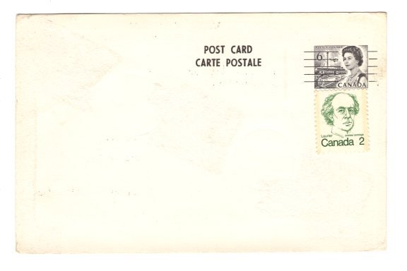 Postal Stationery Postcard Elizabeth II 6 Cent Precancel Library Correspondence