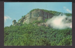 North Carolina - An early morning scene of Chimney Rock and Mountain - Chrome